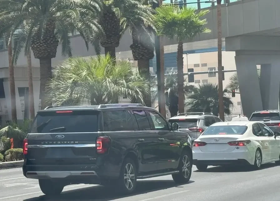 Our Luxury Ford Expedition on Road