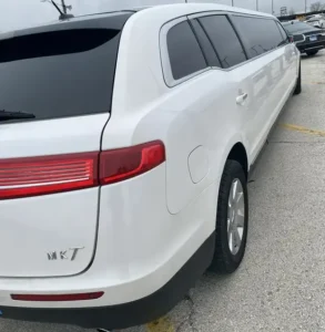 White Luxury Limousine