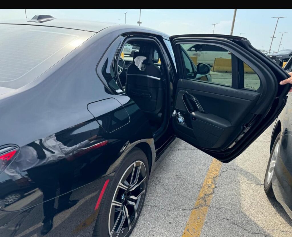 Our Chauffeur with BMW Car