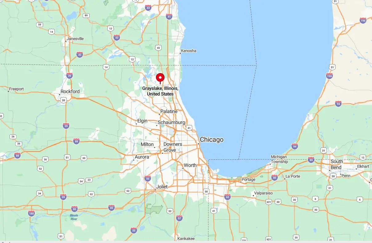 Map of Grayslake IL