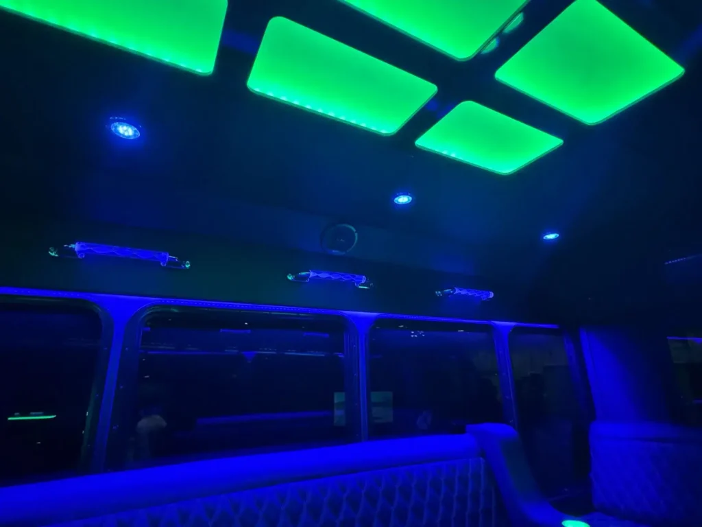 Interior of Party Sprinter
