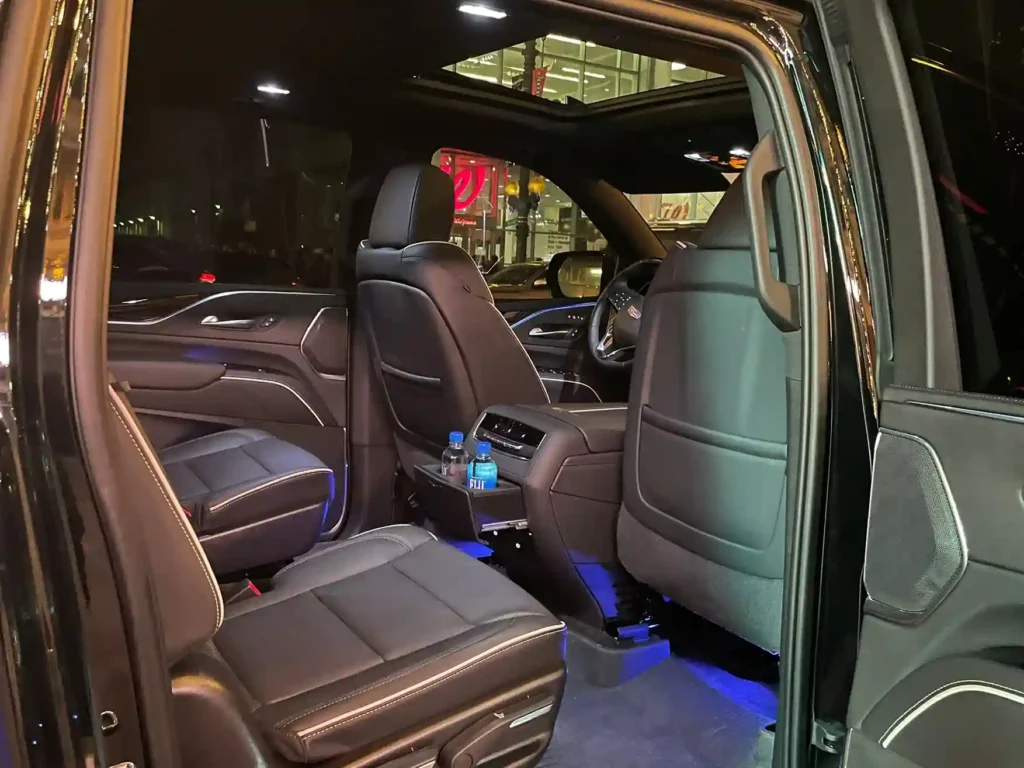Black SUV Interior