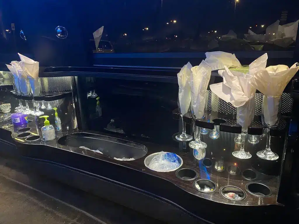 limousine luxury interior