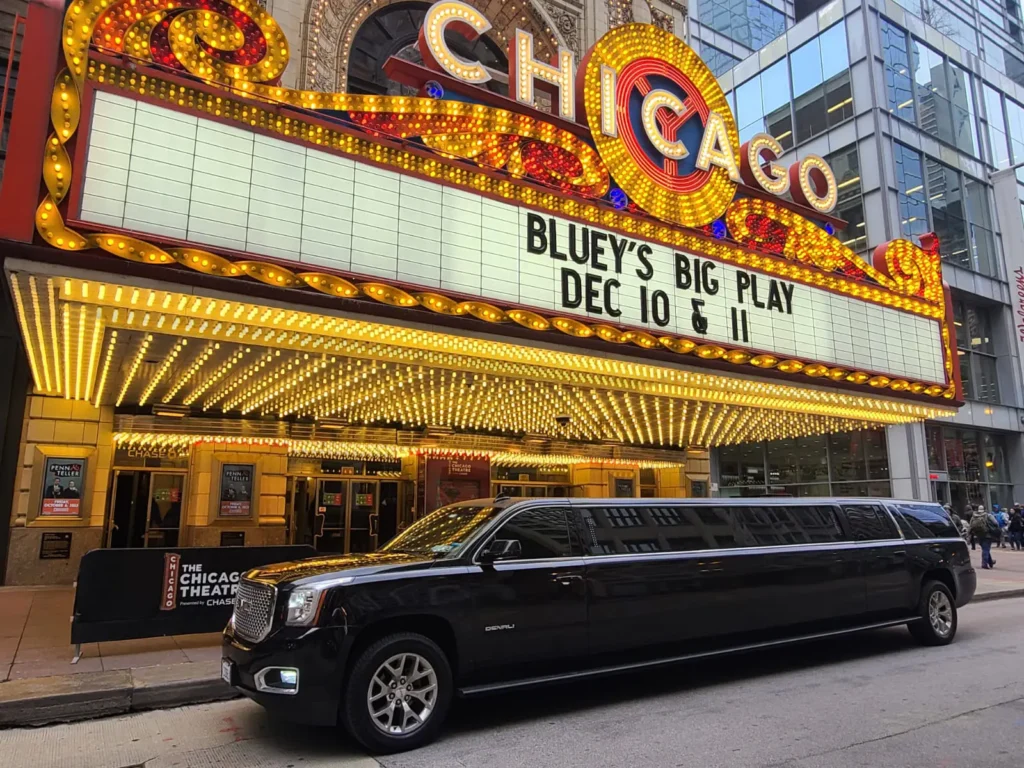 denali limo at chicago theatre