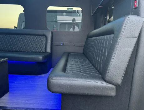 Interior of Luxury Sprinter Van