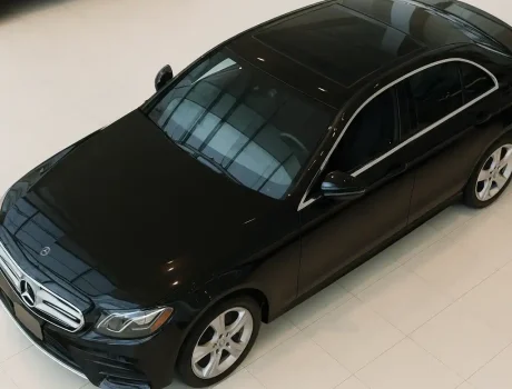 Mercedes e350 topdown view