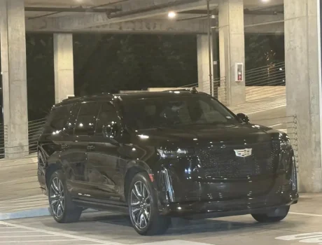 Luxury Vip SUV Cadillac Escalade on Road